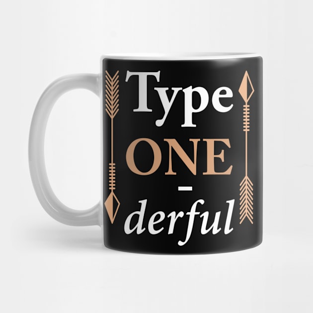 Type One-derful Girls Fun T1D Diabetes Awareness by paola.illustrations